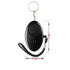 Personal alarm 130db scream strong light exposure home essential women elderly and children self-defense safety protection keychain