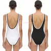 Woman Swimwear Bikini Fashion One Piece Suits Swimsuit Backless Swimwear Sexy Bathing Suit Womens Clothing Size S-XL