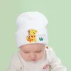 2020 chapeaux bébé tricoté automne hiver nouveau nouveau-né chapeau chaude jolie petite garçons filles dinosaure broderie toddlers crochet caps accessoires