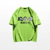 Anime giapponese Stampa Donna Uomo Cotone Manica corta T-shirt Uomo Studente Allentato 2022 Primavera Estate Coppia Top Donna Tee 0615