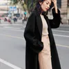 High Quality Mm Women's Clothing Max Designer Coats Double Sided Water Ripple 100% Cashmere Coat Classic Cut Loose Jacket Long Handmade