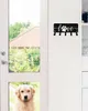 Köpek Köpeği Aşk Anahtar Raf Askı Organizatörü - 6 inç/9 inç genişliğinde metal duvar sanatı