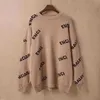 Designertröja dam Tröjor Rundhalsad tröja Bokstavsbroderi mujer Sweatshirt träningsoveraller Tröjor Par Tröjor Ytterkläder virkade Kläder