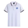 Deportivo Alaves Men and Women Polos Mercerized Cotton Sempleve Lapel Breseable Sports Tシャツのロゴはカスタマイズできます