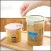 Food Jars Canisters 600/800/1000Ml Preservation Container Coarse Cereal Dhrtp