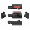 Mini Video Recorder för bil -DVR med skärmstreckkamera Körinspelare Loop Recording Dual Lens Rotating Car Parking Monitoring J220601