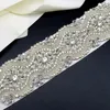 Riemen jlzxsy mode strass pearl kralen bruids riem avondjurk kristal vleugel bruiloft accessoires