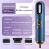 Голики для волос и холодный воздух 3in1blue Light Oftion Office Lon Professional Hair Dryer Home Home Salon Portable Styler 2207074519584