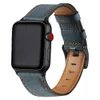 حزام مراقبة جلد عتيق لـ Apple Watch 41mm 45mm 44mm 42mm 40mm 38mm نطاقات معصم Iwatch Series 7 6 5 4 3