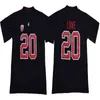 XFLSP NCAA Stanford Cardinal # 20 Bryce Love Jersey White Red Home بعيدا مخيط رجل # 5 Christian Mccaffrey كلية الفانيلة كرة القدم