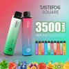 JC Tastefog SQUARE Kit Pod Vape monouso Batteria ricaricabile 650mah 3500puffs Cartucce 10ml Vaporizzatore portatile preriempito E Cigs