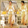 Ethnic Clothing Apparel Long Maxi Dress 2021 African Dresses For Women Dashiki Summer Plus Size Ladies Traditional Fai Dh8Tg
