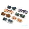 Lunettes de soleil de luxe 2022 Lunettes de soleil de créateurs de mode Goggle Beach Lunettes de soleil pour homme femme 7 couleurs en option Bonne qualité rapide