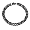 High Quality Stainless Steel Bracelets For Men Blank Color Punk Curb Cuban Link Chain Bracelet Jewelry Gifts trend