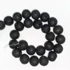 Loose 12MM Rock Lava Stone Round Beads For Making Jewelry Necklace Bracelet Earrings Rings Craft Healing Raw Volcanic Gemstone Quartz