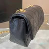 Ladies Crossbody Designer Bags Solid Color Genuine Leather Classic Handbags Diamond Quilted Shoulder Bag Flap Mini Pearl Gold-Tone Metal 202