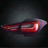 Bil Taillight LED -bakre lampa Broms dimma omvänd baklampa för Hyundai Elantra DRL DAYTIME RUNNING LIGHT MONTERING