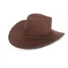 Beralar serin batı kovboy şapkaları erkekler güneş vizör kapağı kadın seyahat performansı chapeu cowboyberets oliv22