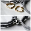 Charm Bracelets Couple For Women Men Hollow Heart Rope Braided Long Distance Magnetic Bracelet Friendship Lover JewelryCharm Inte22