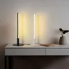 Lampes de table moderne LED lampe de bureau longues lumières suspendues Simple nordique salon canapé fond chambre chevet sol LampTable