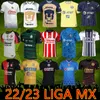 Liga mx 22 23 Club America Fotbollströjor leon Monterrey 2022 2023 Santos Laguna Tijuana Cruz Azul NAUL Tigres Chivas Camisas Necaxa Rayados Atlas UNAM fotbollströja