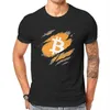 Crypto-monnaie Crypto Miner Bitcoin BTC et Crypto Design TShirt Hommes Alternative Plus Size Punk T Shirt 220407