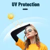 Outdoor Sports Fashion Ice Silk Sleeve Ices Cool Breathing Sunscreen Sleeve Sommerhandschuhe für Männer Frauen Reiten Training Armstulpen