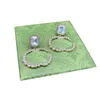 Блестящие серьги-подвески с бриллиантами и буквами, очаровательные женские квадратные шпильки со стразами, двойные алфавиты, хрустальные подвески с подарочной коробкой244a