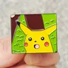 Śliczna kreskówkowa odznaka anime kawaii picajini żółwia grubka ding emalia pin dzieci broszka torba do ubrań kurtka osobowość akcesoria S039422540