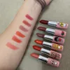 Kakao Freunde Lippenstift Pink Kollektion 6 Shades Real Aluminium Pipe Powder Kuss Glanz Langzeiten Lippenstifte Matt und schimmernde Li2211678