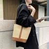 New Straw Woven Bag Niche Design Fashion Trend High Texture Women's One Shoulder Messenger Bag220614