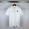 T-shirt da uomo Camicie Estate Stilista Lettera Ricamo Camicia Abbigliamento Corto 3 PFP6