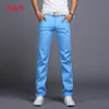 Pantaloni casual primavera estate Uomo Cotone Slim Fit Chino Pantaloni moda Uomo Marchio di abbigliamento 9 colori Plus Size 2838 220704