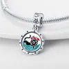 925 Argento Fit Pandora punto Perlina A Carte da gioco Bracciale Charm Perline Ciondola Accessori per gioielli fai da te