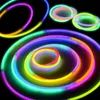 Feestdecoratiestukken van fluorescerende lichten gloeien in de donkere armband ketting neon bruiloft verjaardag Halloween prpartyparty