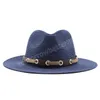 Cappelli da sole in paglia per donna uomo tesa larga 7 cm corda antivento cappello da cowboy occidentale casual protezione solare Panama