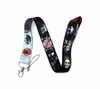 Halloween Horror Movie Lanyard för nyckelchain ID -kort Omslag Pass Telefon Badge Holder Key Rem Rems Telefontillbehör