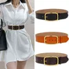 Womens Belts Designer Waistband Woman Belt Smooth Buckle Width 8.5cm 4 Colors Optional High Quality Cowhide