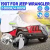 Pełna okładka samochodu do Jeep Wrangler 2 drzwi/4 drzwi 190T Wodoodporny anty -UV Sunshade ProStor Ochrata Silver Cover Automobile Y220527