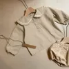 幼児衣料品スーツコーデュロイTシャツトップスプライドPPショーツ春秋の韓国スタイルの女の子の男の子服2206​​15