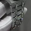 Designer Watch Mens Version Moissanite Montres Automatique Silver Diamonds Pass Test Qualité Mouvement Acier inoxydable Glacé SaphirBGGR