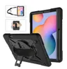 Samsung Galaxy Tab S6 Lite 10.4 인치 P610/P615 Heavy Duty Robot Armor Kickstand 충격 방지 쉘 (C)