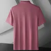 Męskie polo 6xl Summer Top Quage Fashion Men Men Haft krótki rękaw