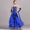 Stage Wear Colors Ballroom Dance Dresses Women Sexy Backless Standard Waltz Dancing Costume Adult Black Competition DressesStage