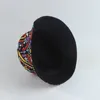 Mężczyźni Kobiety Fisherman Hat Vintage Print Panama Bucket Reversible Bob Chapeau Femme Retro Hip Hop Cap Gorros 220513