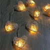 Strings 10/20/40LEDS Rattan Heart Light