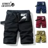 Spring Men Cotton Solid S Shorts Ubranie Letnie swobodne bryczesy Bermuda Fashion Dżinsy na spodnie plażowe Krótkie 220621