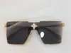 Nuevas gafas de sol de diseño de moda Z1700U marco de metal cuadrado con adorno de diamantes estilo popular y simple anteojos de protección UV400 para exteriores
