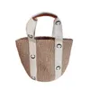 Schoudertas Cle Zomer Weven Strandtassen Crossbody Tassen Voor Vrouwen Designer Handtassen Hoge capaciteit Shoppers Tote Bags Mode Straw Lady Vrouwelijke Portemonnee 0601