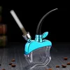 Appelvormige ABS Waterpijpen Draagbare Wasbare Zinklegering Mini Roken Waterpijpen Waterpijp Tabak Shisha Beaker Waterpijp Rook Tool Bar KTV Nachtclub Party Speelgoed ZL1005